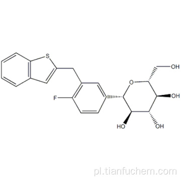 (1S) -1,5-Anhydro-1-C- [3 - [(1-benzotiofen-2-ylo) metylo] -4-fluorofenylo] -D-glucitol CAS 761423-87-4